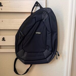 Vintage Nike Sling Backpack • Navy Crossbody Bag • Y2K Oval Swoosh